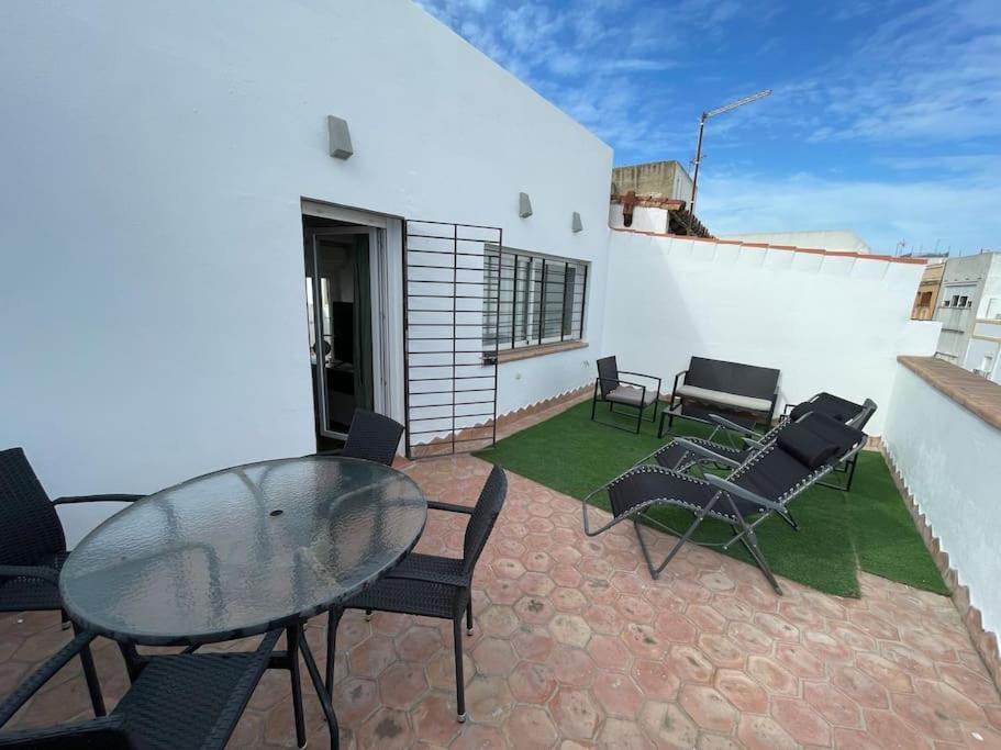 Апартаменты Duplex Con Terrazas En El Centro Эль-Пуэрто-де-Санта-Мария Экстерьер фото