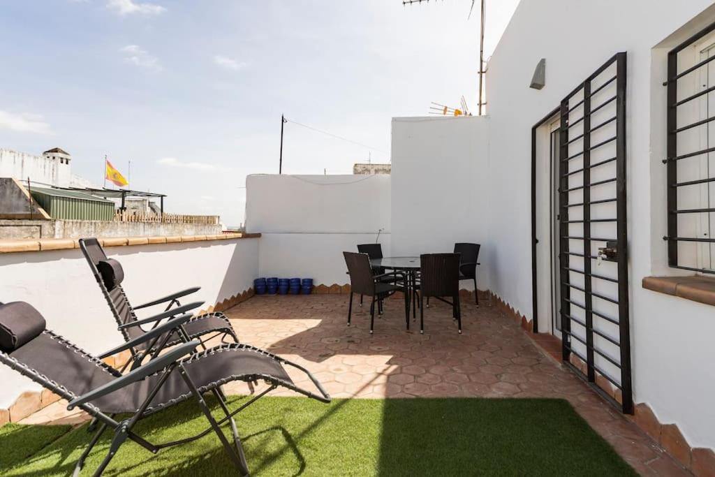 Апартаменты Duplex Con Terrazas En El Centro Эль-Пуэрто-де-Санта-Мария Экстерьер фото